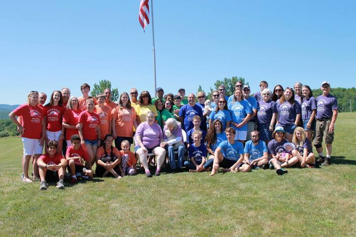 Picture of Corcoran Family Rainbow Custom T-Shirt Design Corcoran Family Rainbow T-Shirt Photo