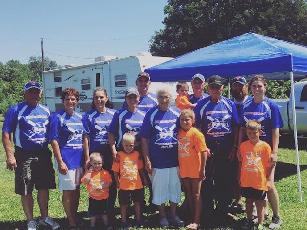 35 Memorial Softball Tournament Family Photo T-Shirt Photo