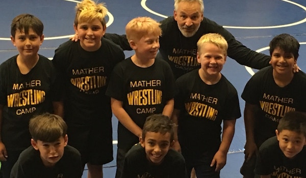 Picture of Mather Wrestling Camp Custom T-Shirt Design Mather Wrestling Camp T-Shirt Photo