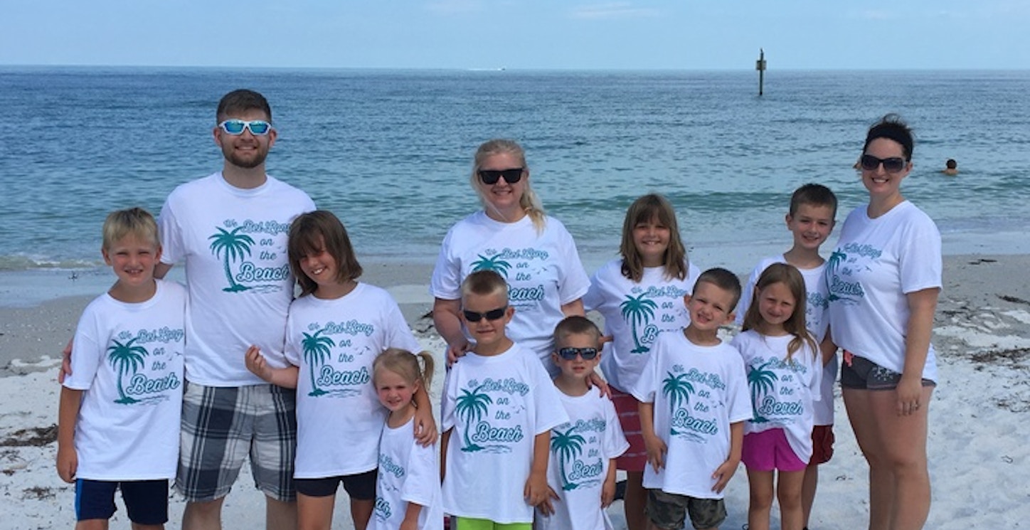 Blended Family Beach Bliss T-Shirt Photo