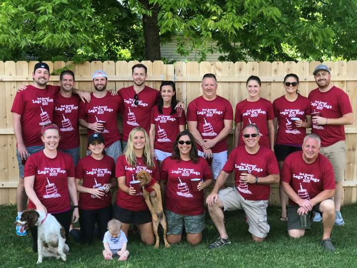 Legs To Kegs Race Participants T-Shirt Photo