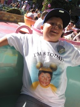 Miles At Disneyland T-Shirt Photo