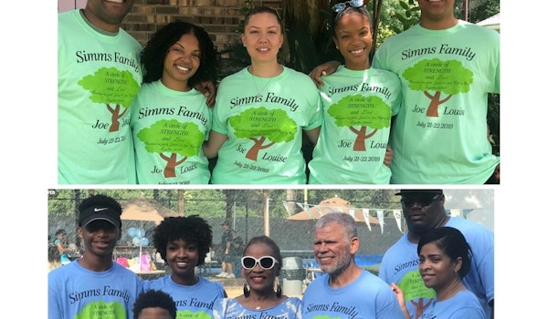 Picture of Simms Family Reunion Custom T-Shirt Design Simms Family Reunion T-Shirt Photo