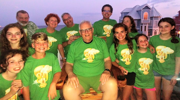 Surround In Love! Happy 80 Years Young! T-Shirt Photo