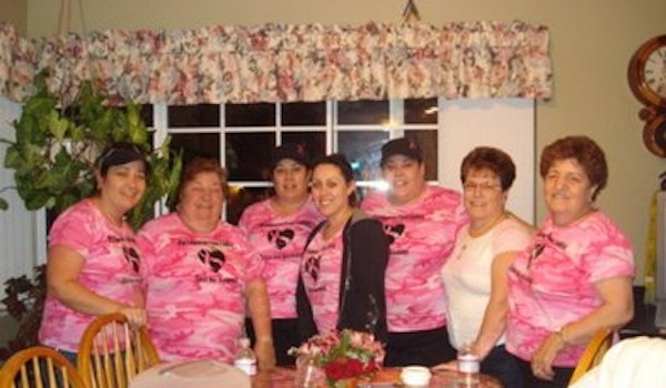 Picture of Pinkladies Breast Cancer Awareness Custom T-Shirt Design Pinkladies Breast Cancer Awareness T-Shirt Photo