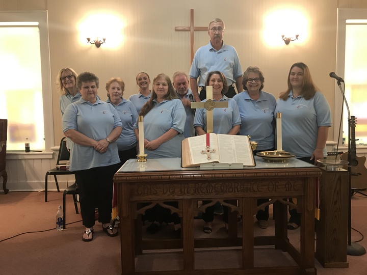 We Love Our New Shirts.... T-Shirt Photo