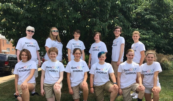Participants In 2018 Gen Out Chorus Camp T-Shirt Photo