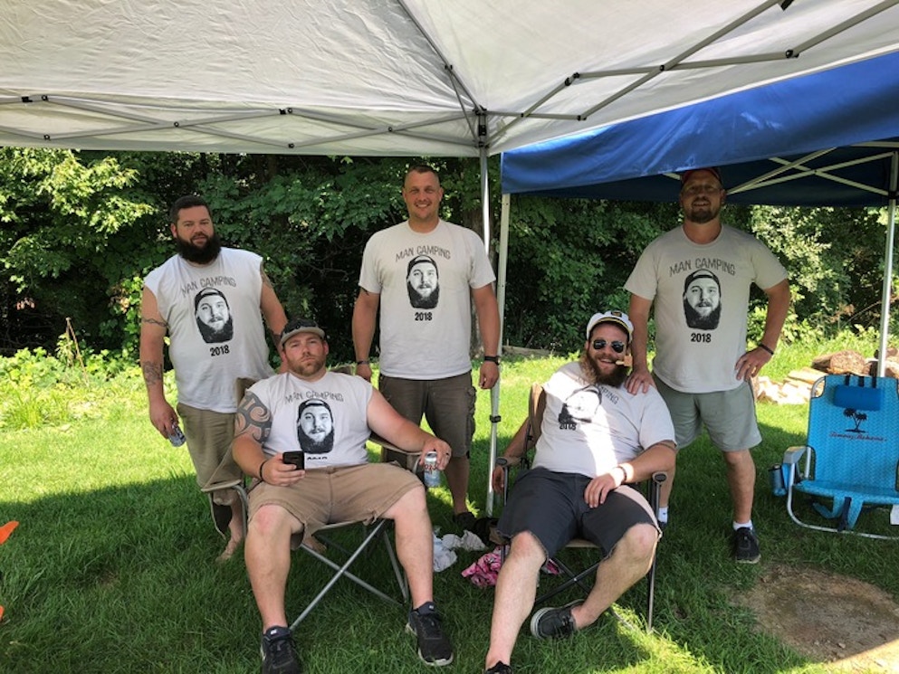 Man Camping 2018 T-Shirt Photo