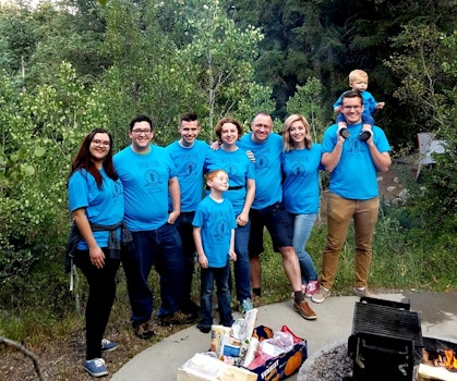 Taylor Clan In The Canyon T-Shirt Photo