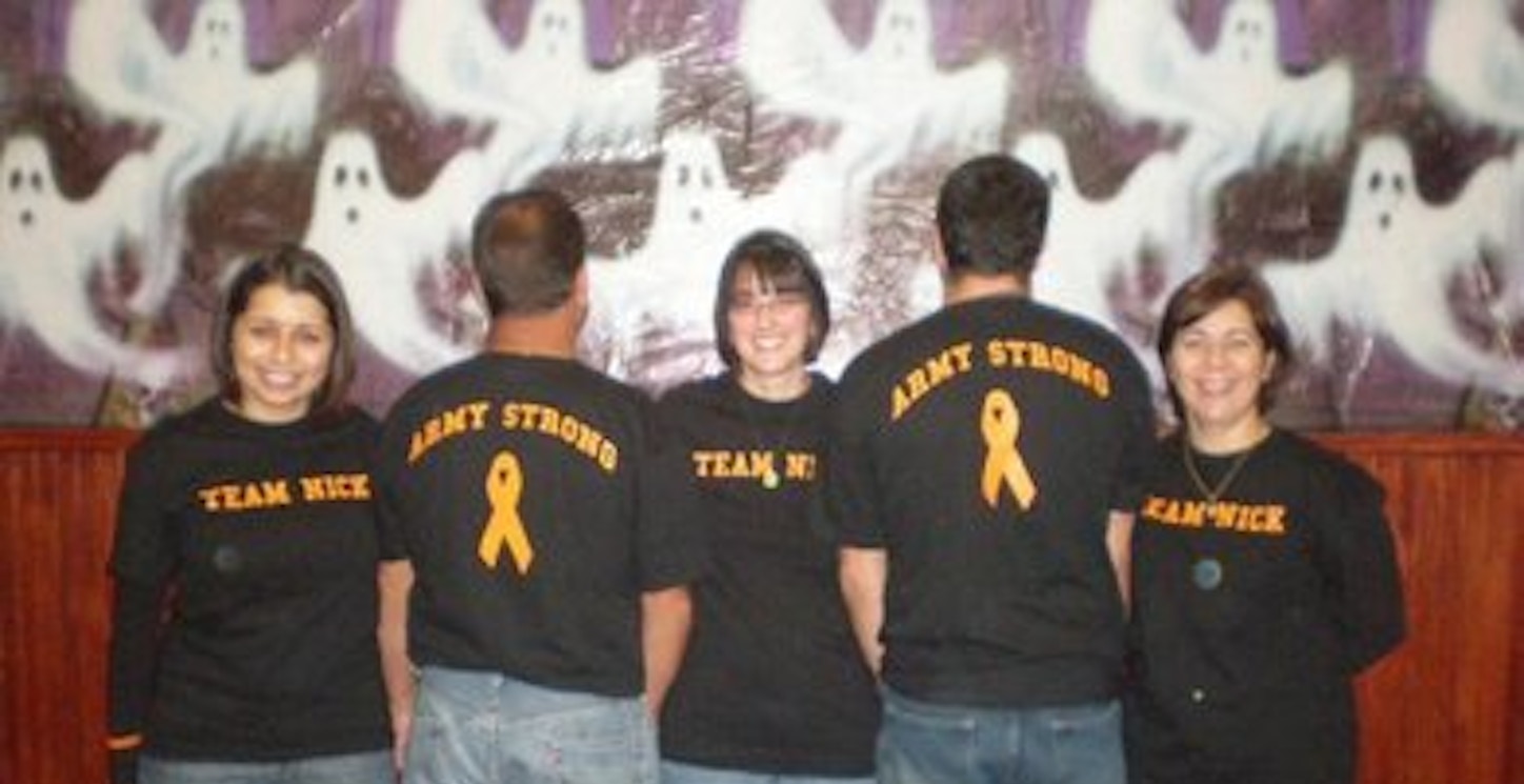 Team Nick   We're Army Strong! T-Shirt Photo