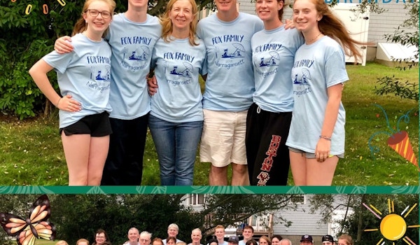 Picture of Fox Family 50th Birthday Party Reunion Custom T-Shirt Design Fox Family 50th Birthday Party Reunion T-Shirt Photo