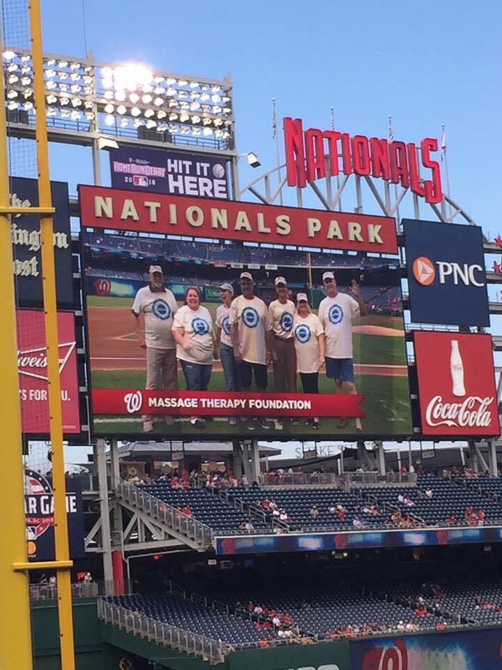 Team Spirit In Washington Dc! Massage Therapy Foundation T-Shirt Photo