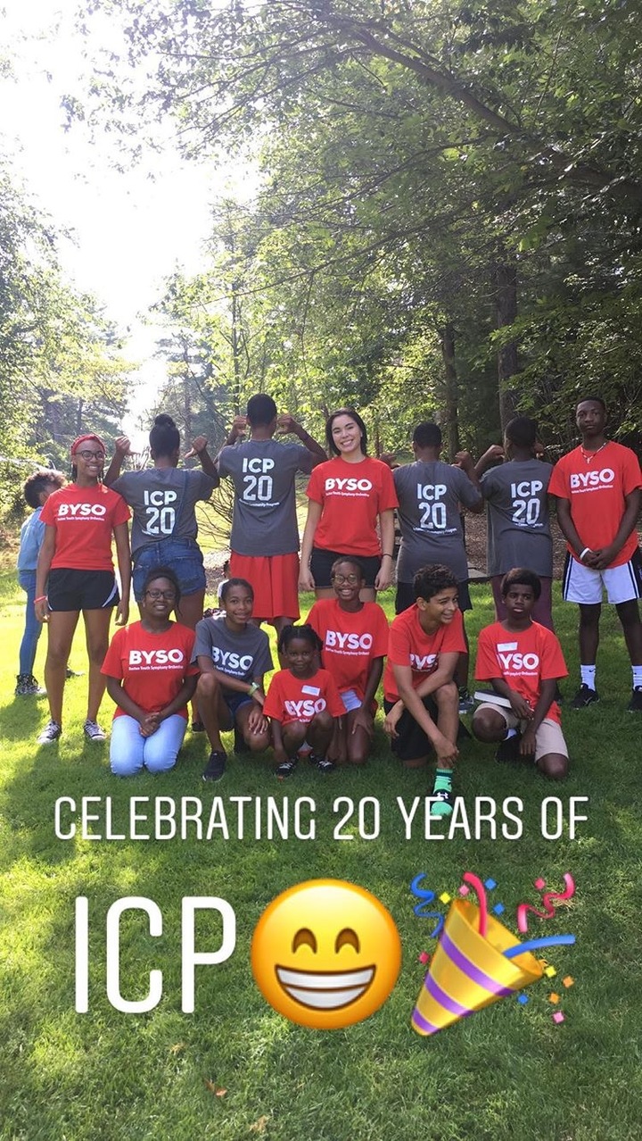 Byso's Intensive Community Program Poses In Their New Tees At Summer Camp T-Shirt Photo