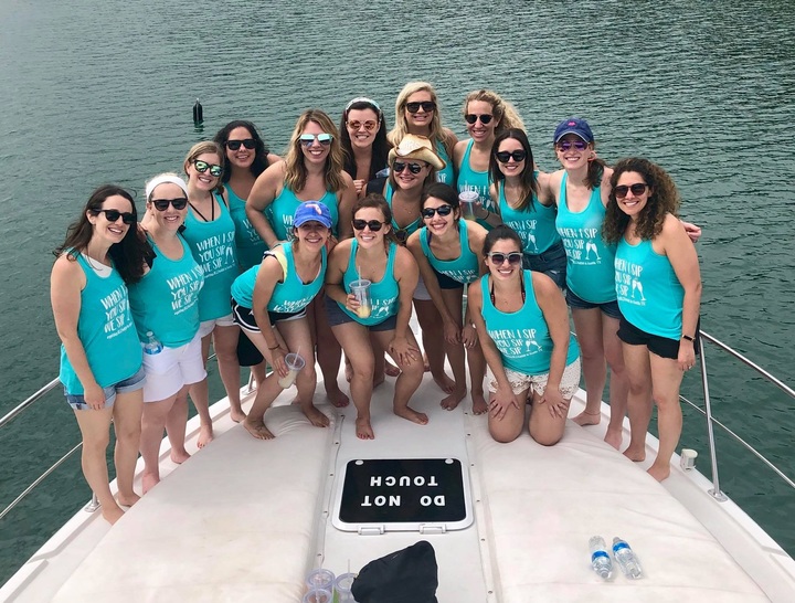 Jillian's "When I Sip, You Sip, We Sip" Bach Tanks T-Shirt Photo