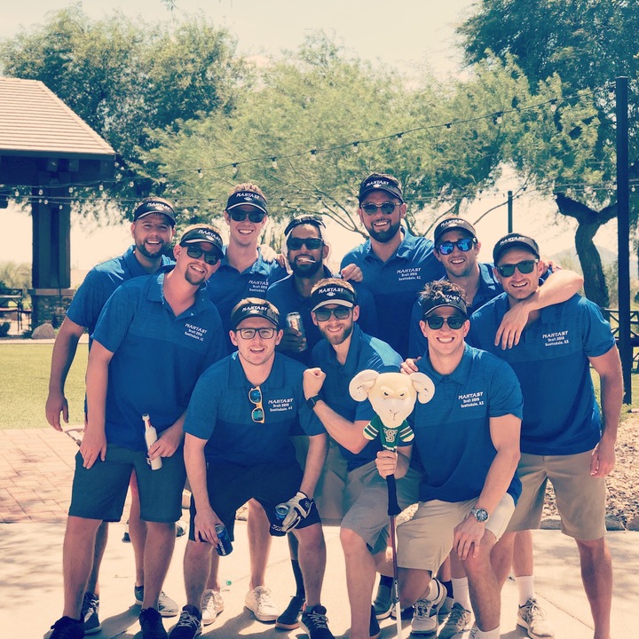 Mantasy Football Golf Trip T-Shirt Photo