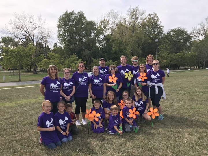 Walk Like Apatosaurus #Walk2 End Alz T-Shirt Photo