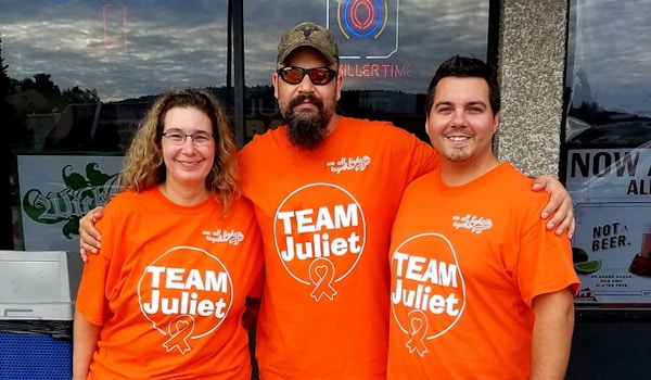 Team Juliet. Let's Beat Leukemia  T-Shirt Photo