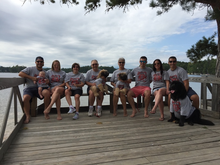 Bouchard Family Gathering At Camp Marist Labor Day Weekend T-Shirt Photo
