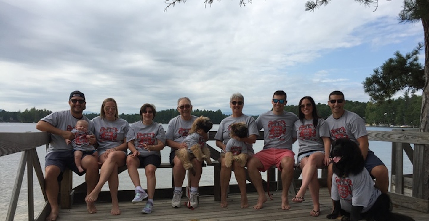 Bouchard Family Gathering At Camp Marist Labor Day Weekend T-Shirt Photo