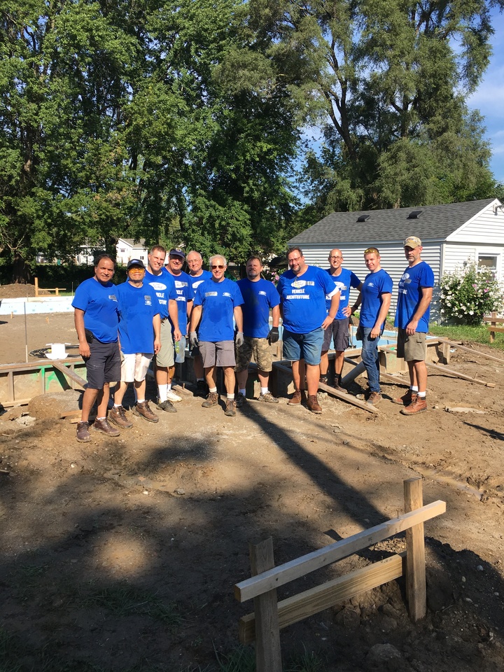 Ford At Habitat For Humanity T-Shirt Photo