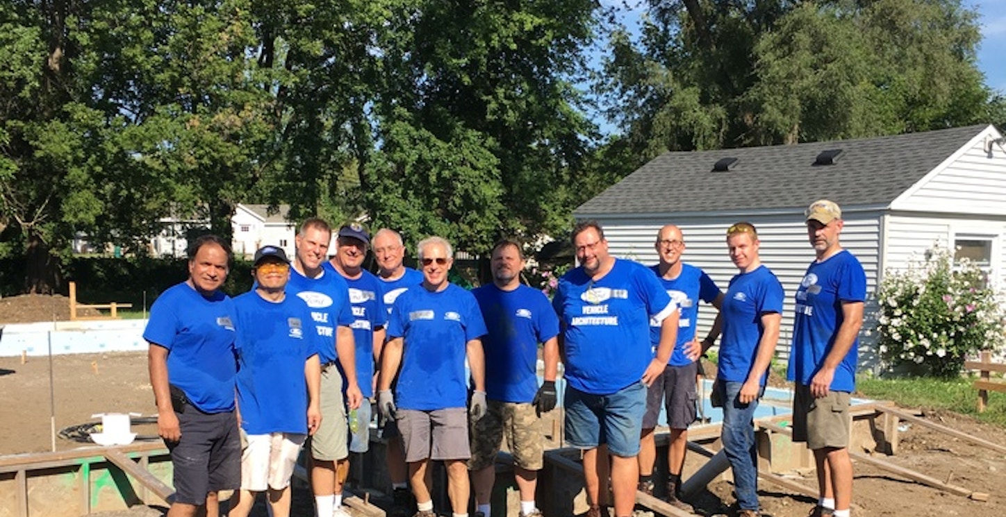 Ford At Habitat For Humanity T-Shirt Photo