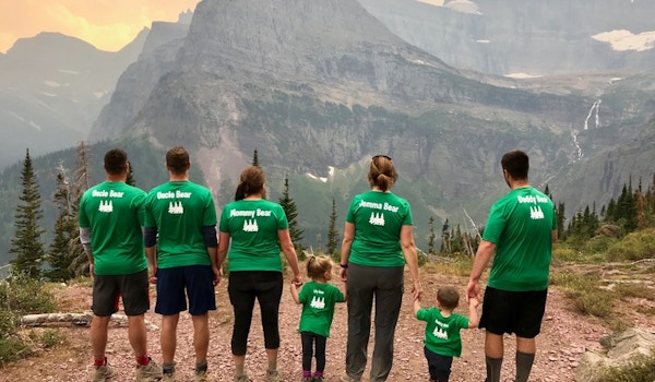 Family That Hikes Together T-Shirt Photo