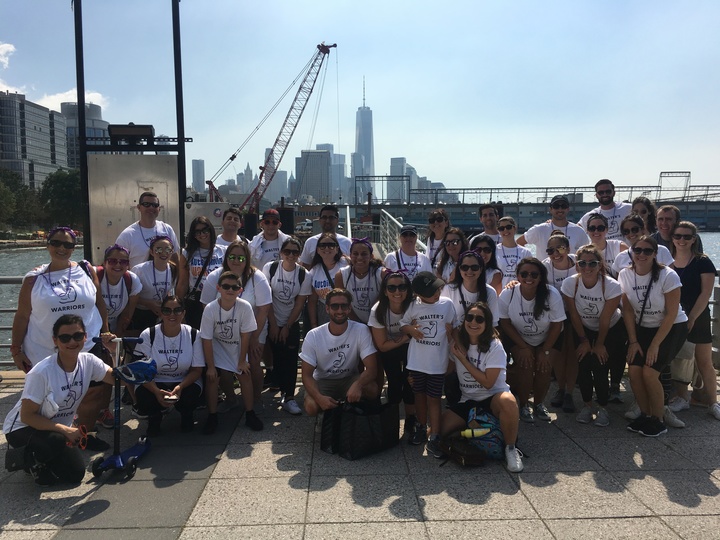 Walter's Warriors At The Autoimmune Walk In Nyc T-Shirt Photo