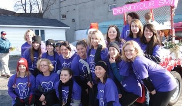 Picture of Dental Hygiene Hockey Team Custom T-Shirt Design Dental Hygiene Hockey Team T-Shirt Photo