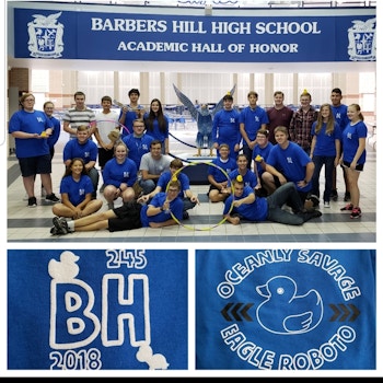Barbers Hill High School Robotics Club T-Shirt Photo