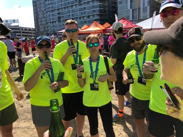 Jung Guns Ragnar Team Celebration T-Shirt Photo