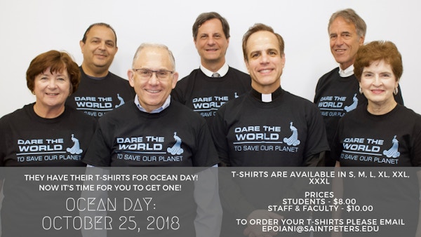 Saint Peter's University Cabinet Supports Recycling Initiatives!  T-Shirt Photo