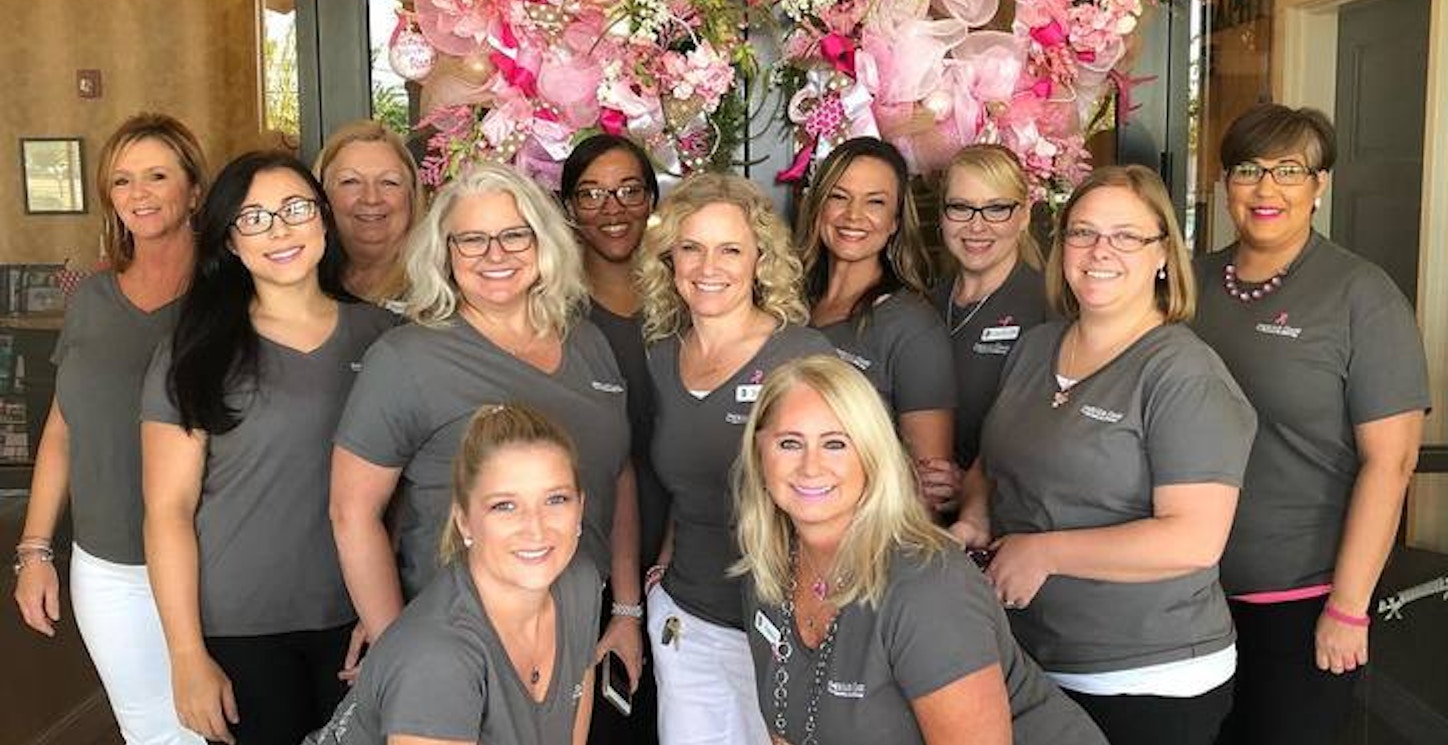 Picture of Our Team Is Ready For The Making Strides Against Breast Cancer Walk In Our Awesome Custom Ink T Shirts! Custom T-Shirt Design Our Team Is Ready For The Making Strides Against Breast Cancer Walk In Our Awesome Custom Ink T Shirts! T-Shirt Photo