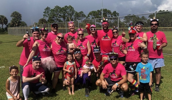 Picture of Kickball 3 Angels Custom T-Shirt Design Kickball 3 Angels T-Shirt Photo