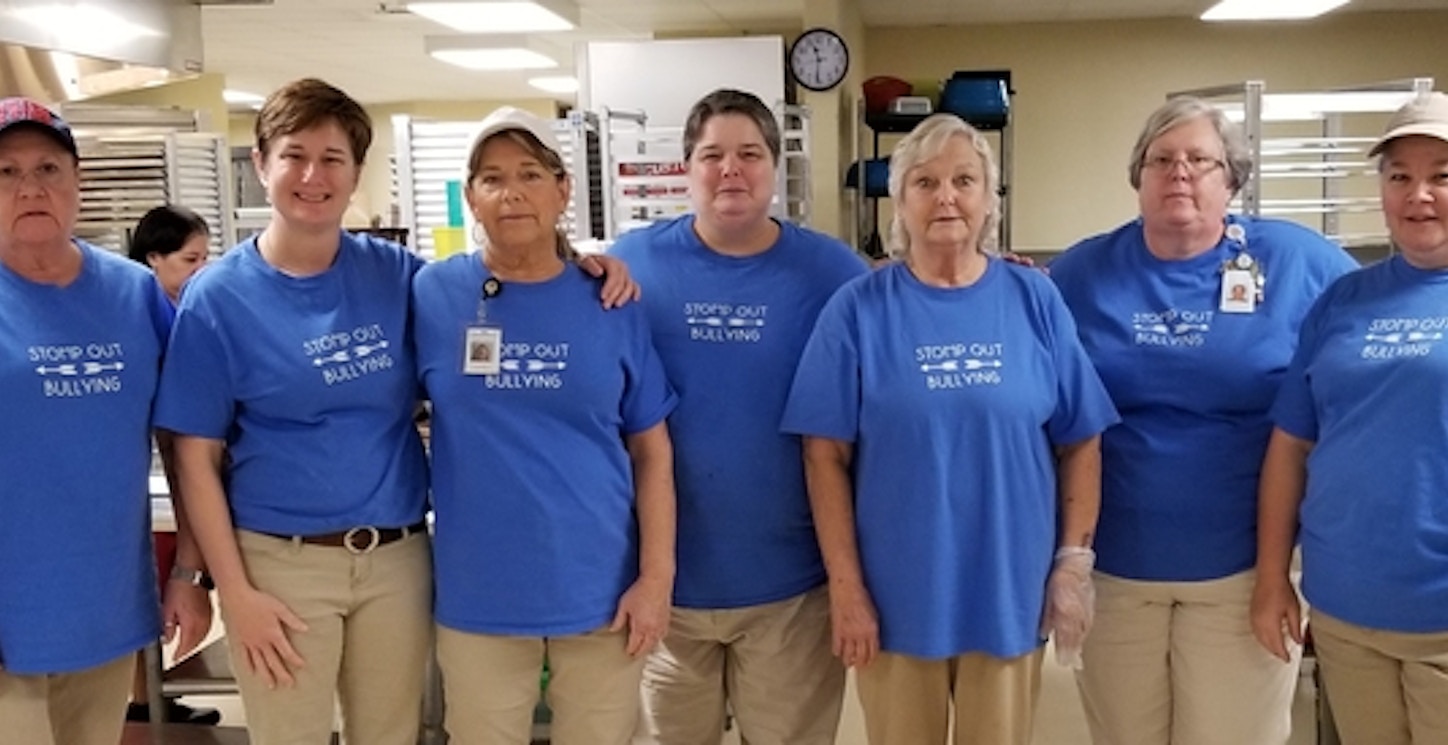 Lunch Ladies Stomping Out Bullying  T-Shirt Photo