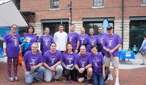 Team Laur At The Lun Gevity Lung Cancer Walk In Baltimore T-Shirt Photo