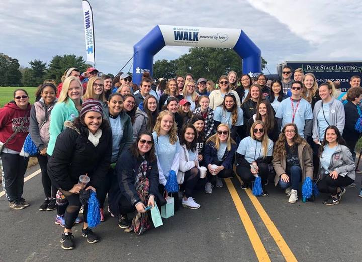 Rider University Coehs Autism Walk Team T-Shirt Photo