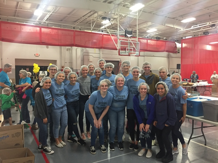Senior Biomedical Innovation Class Packs For Feed My Starving Children T-Shirt Photo