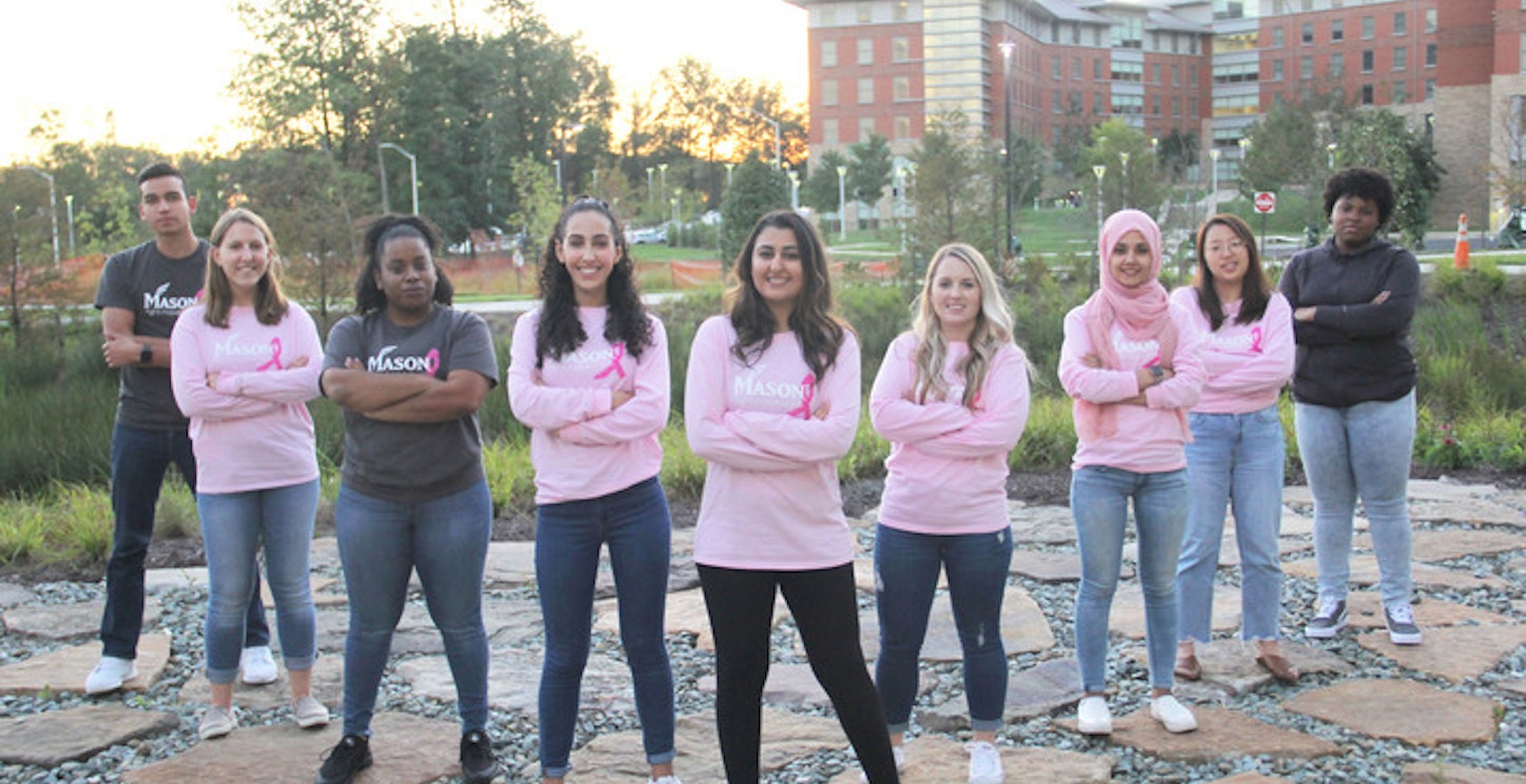 Picture of George Mason University School Of Nursing: Fight. Hope. Cure. Custom T-Shirt Design George Mason University School Of Nursing: Fight. Hope. Cure. T-Shirt Photo
