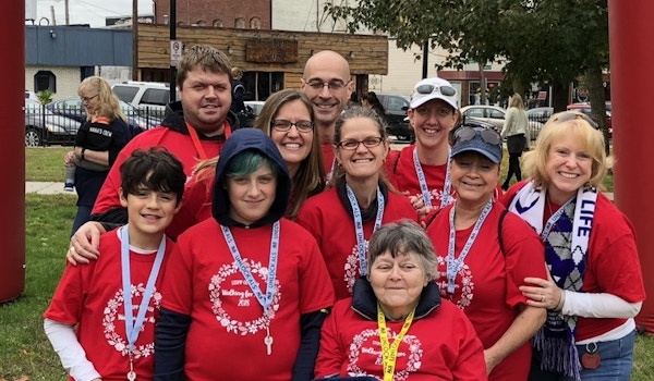 Picture of Walking For Mom! Custom T-Shirt Design Walking For Mom! T-Shirt Photo