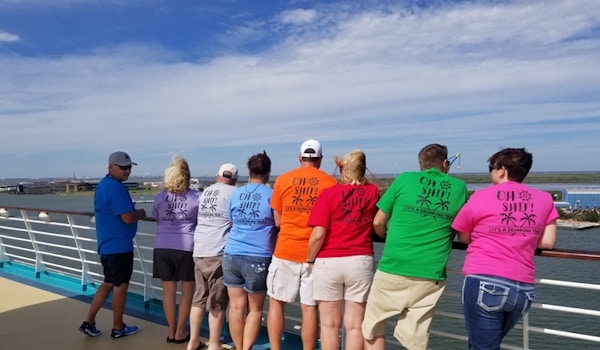 Picture of Oh Ship! It's A Drinking Trip! Custom T-Shirt Design Oh Ship! It's A Drinking Trip! T-Shirt Photo