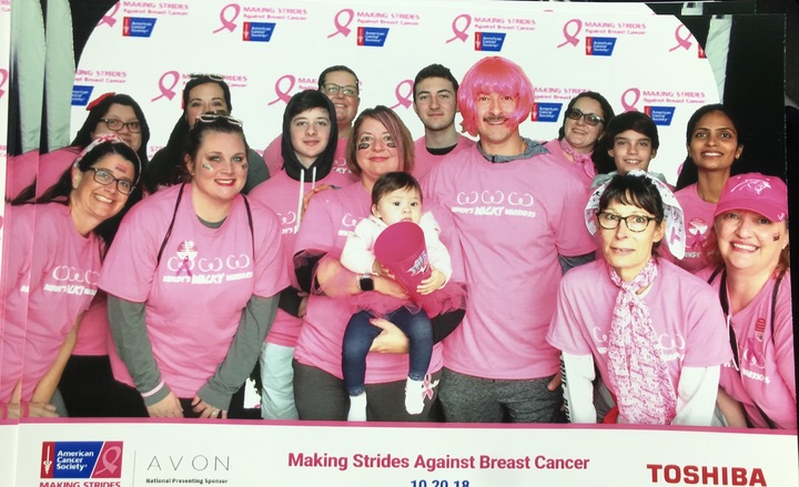 Making Strides Against Breast Cancer T-Shirt Photo
