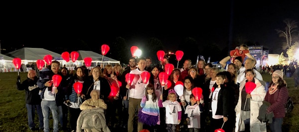 Team Evviva Lights The Night For The Leukemia & Lymphoma Society T-Shirt Photo