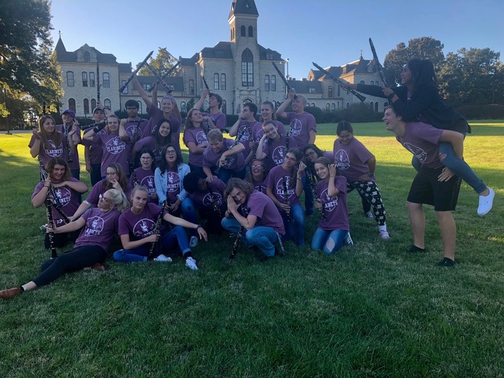 Marching Band Clarinets T-Shirt Photo