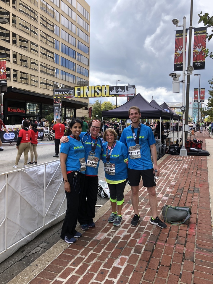 Runs Of Vtach At The Baltimore Running Festival T-Shirt Photo