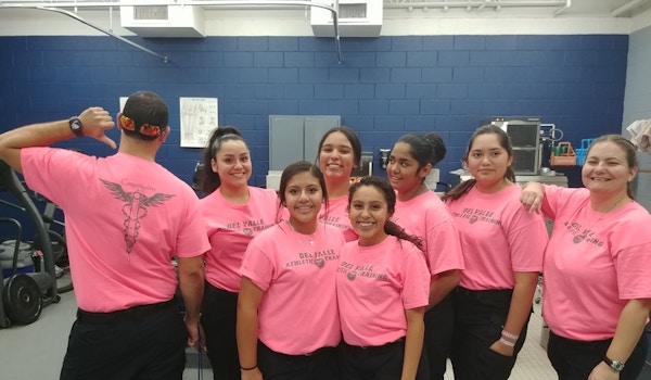 Picture of Del Valle Athletic Trainers Custom T-Shirt Design Del Valle Athletic Trainers T-Shirt Photo