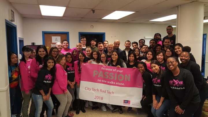City Tech Rad Tech  Class Of 2019   Breast Cancer Walk T-Shirt Photo