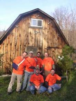 Good Times At The Hunting Cabin T-Shirt Photo