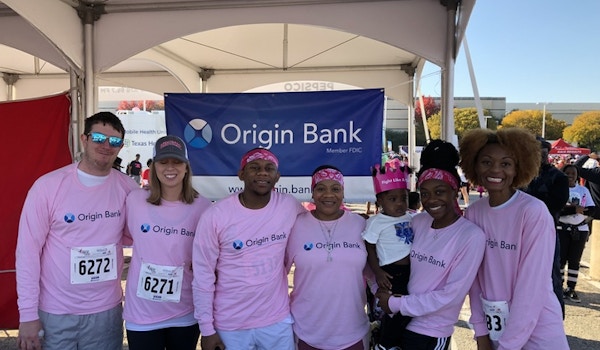 Origin Bank Team At Race For The Cure T-Shirt Photo