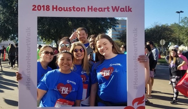 Team Tejas Tubular At The Houston Heart Walk T-Shirt Photo