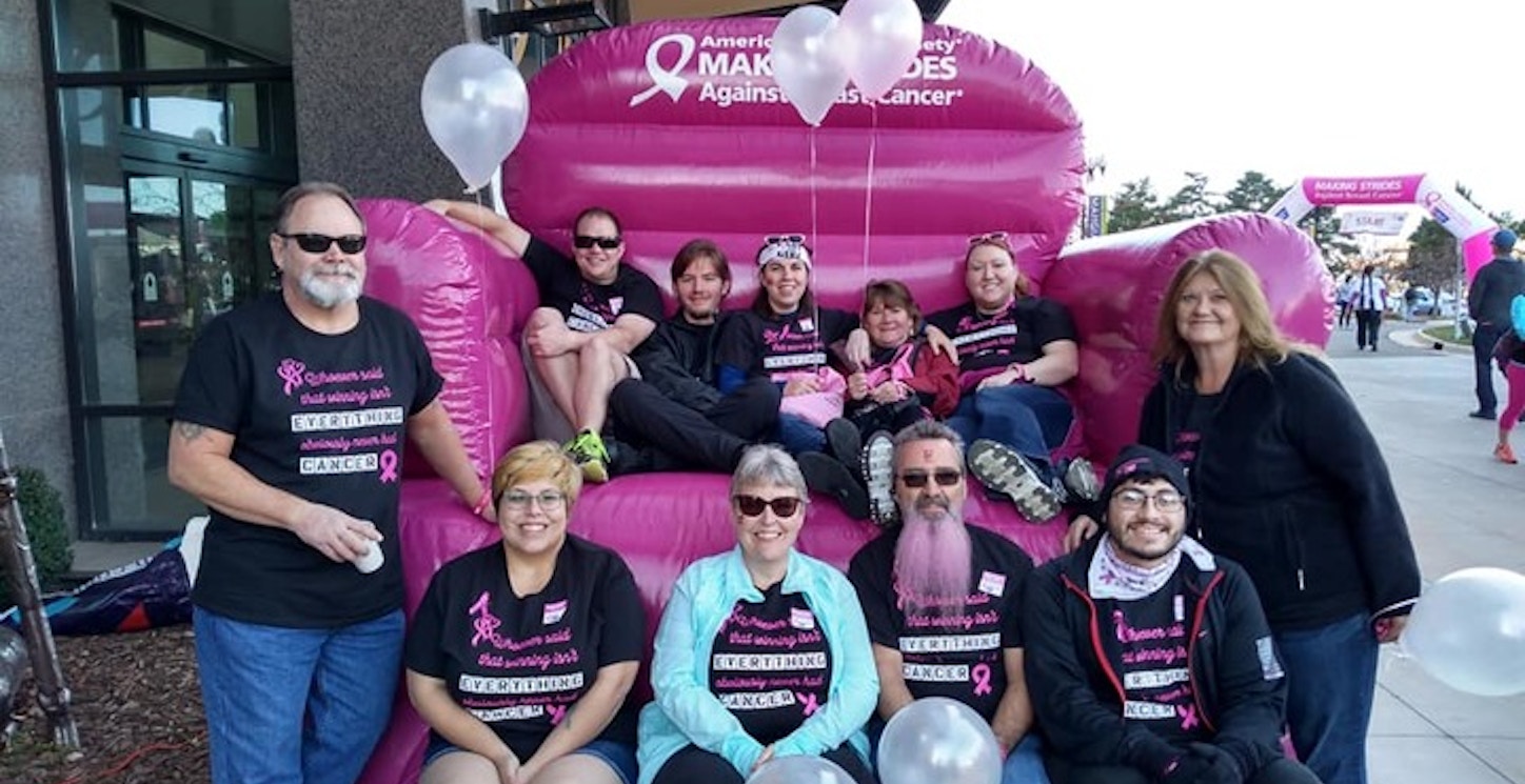Jean's Dream Team: Breast Cancer Walk 2018 T-Shirt Photo